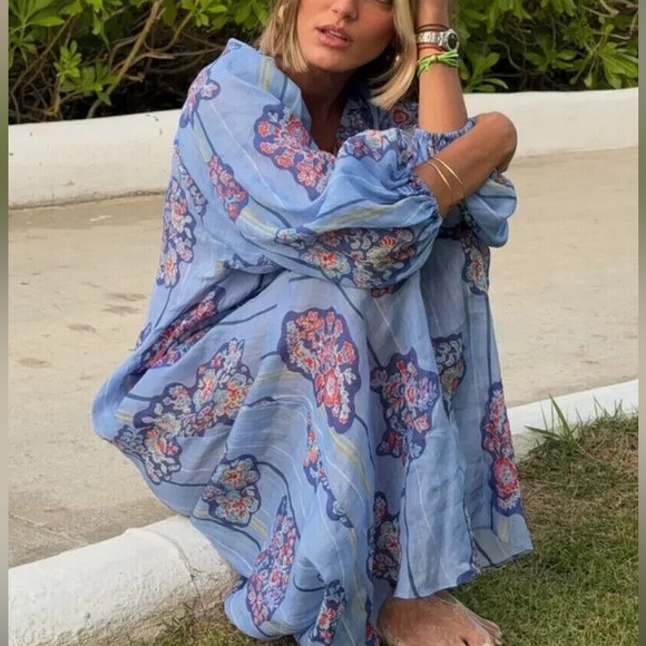 NEW ZARA PRINTED RAMIE TUNIC DRESS XS - Picture 11 of 13